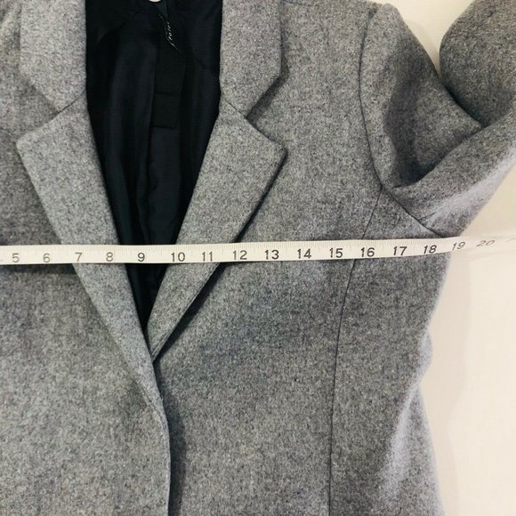 Poleci Wool Cashmere Leather Coat - Picture 8 of 10